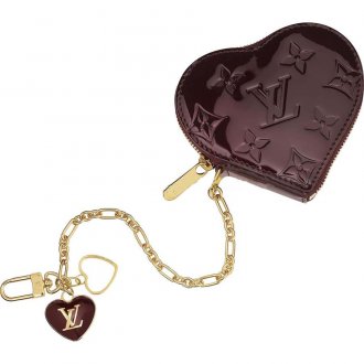 Heart Coin Purse M93661 Wine Red