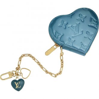 Heart Coin Purse M93660 Blue