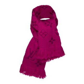 Logomania Scarf M74743 Fuchsia