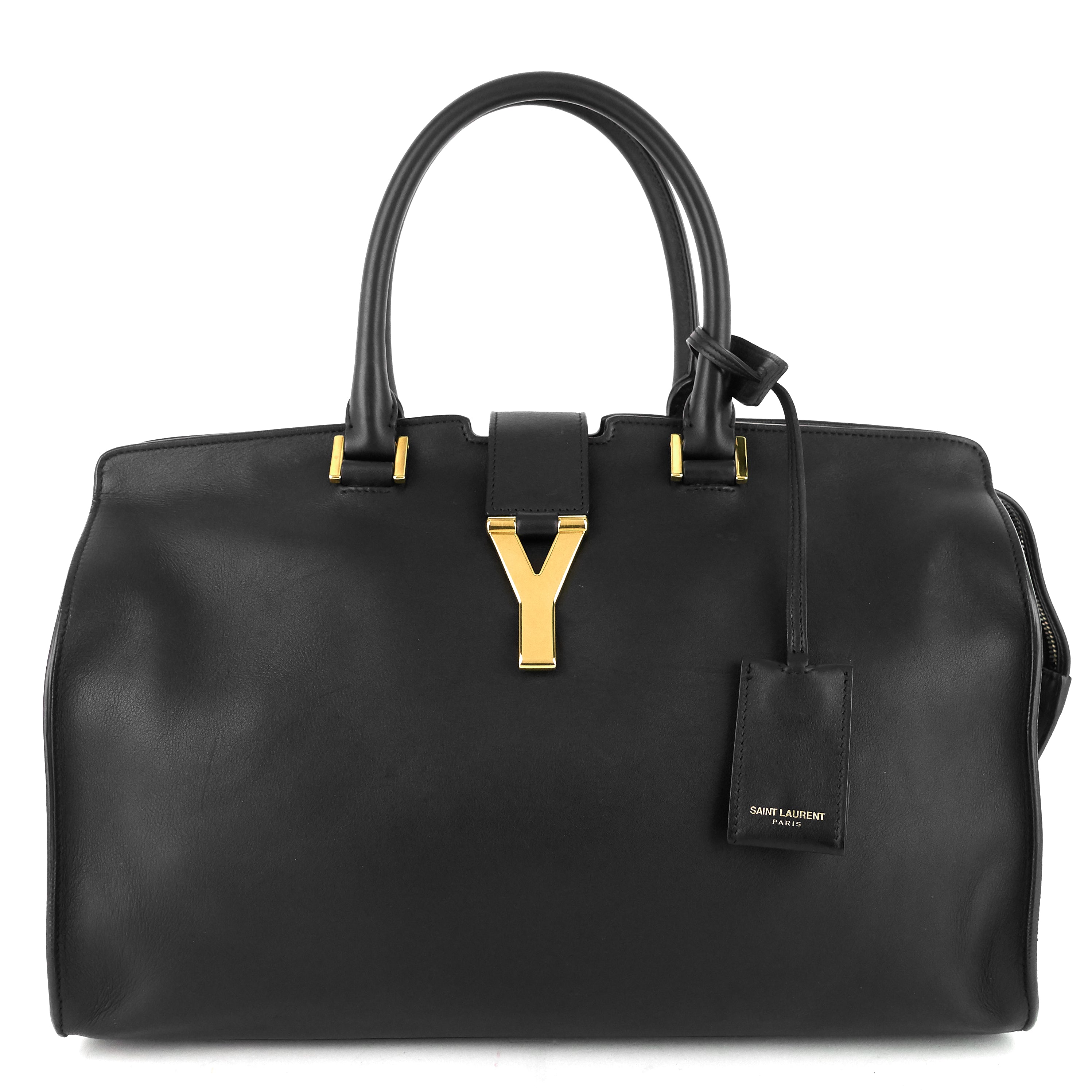 Cabas Classique Y Leather Handbag