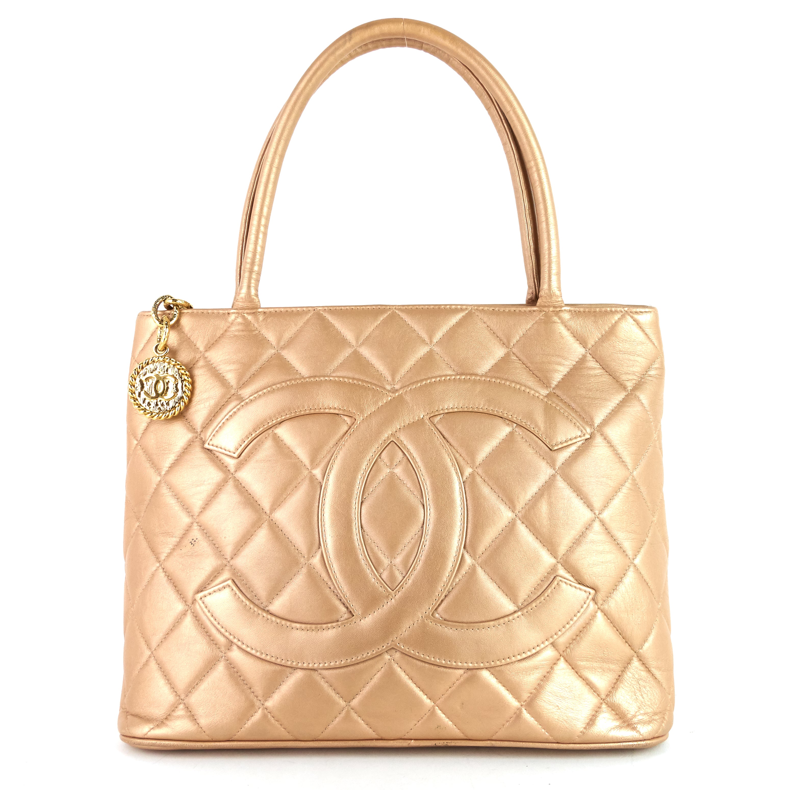 Medallion Lambskin Tote Bag