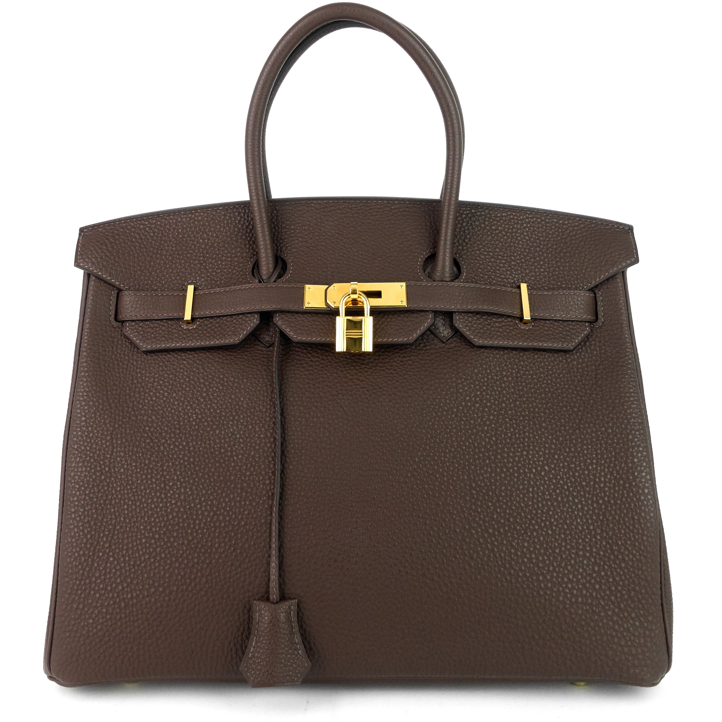 Birkin 35 Clemence Leather Bag