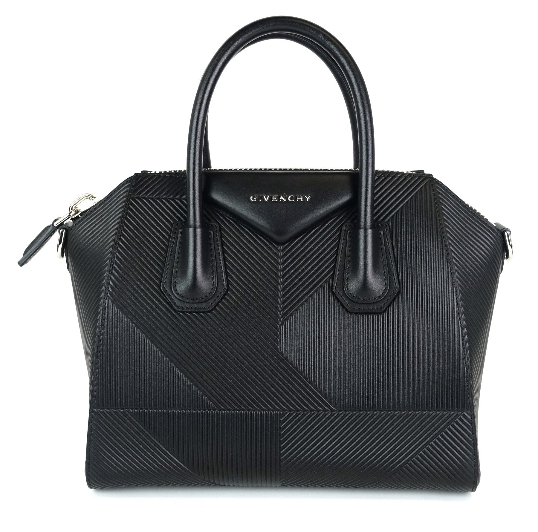 Antigona Patterned Calf Leather Small Bag