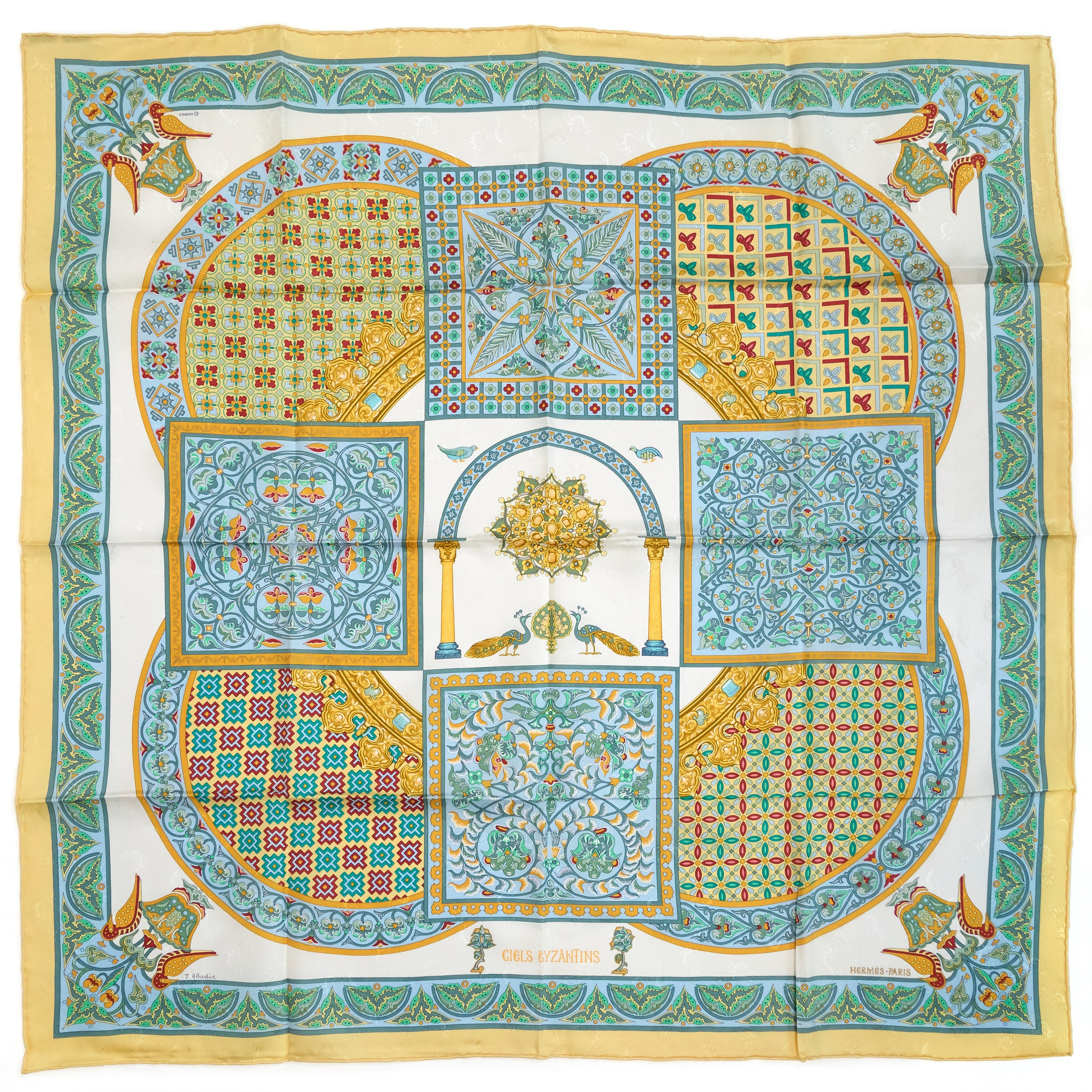 Ciels Byzantins Silk Scarf