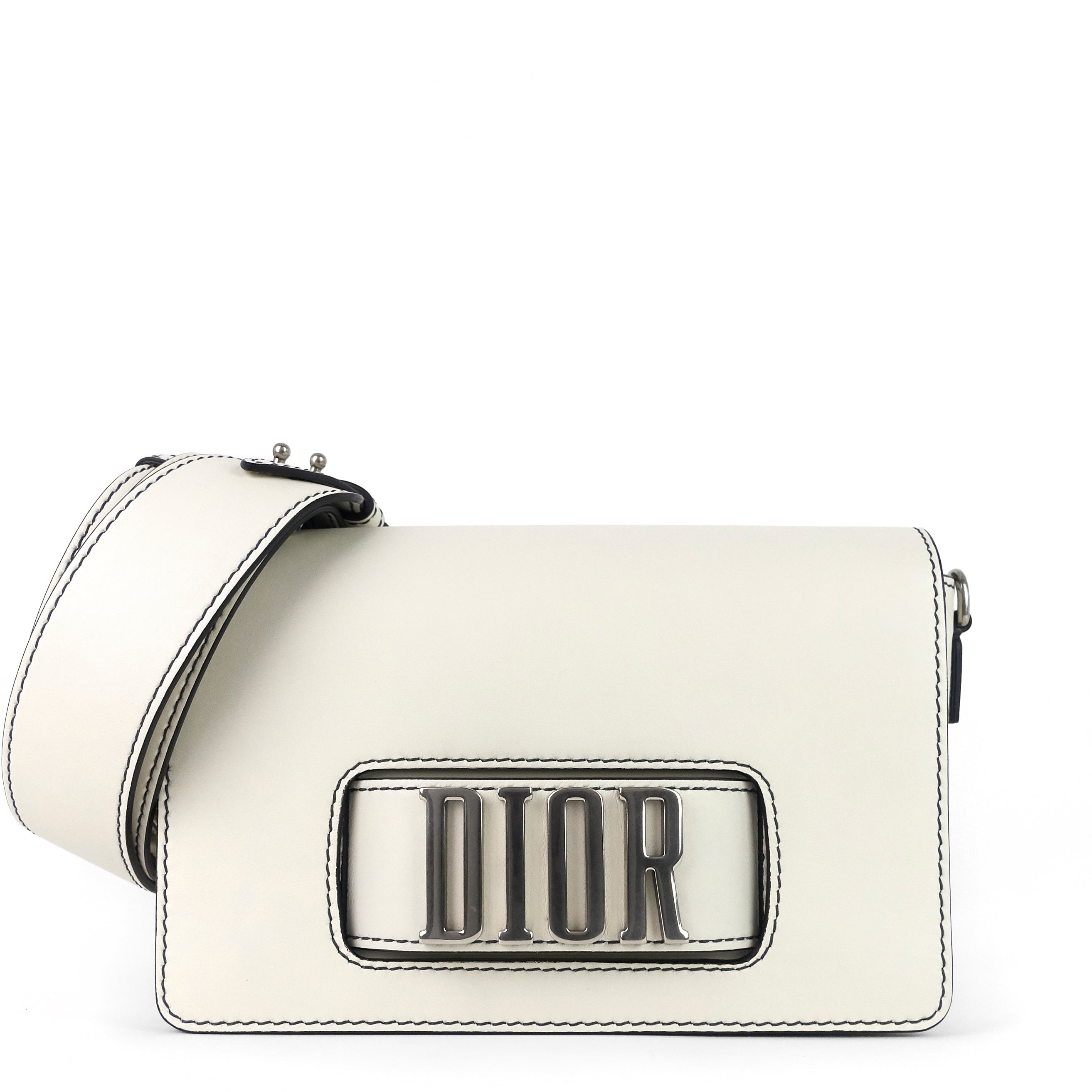 Dio(r)evolution Calf Leather Crossbody Flap Bag